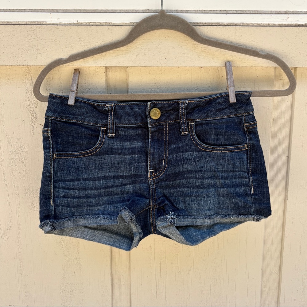 American Eagle low rise cut jean shorts
